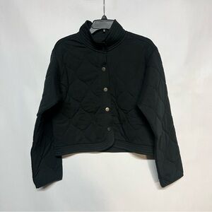 Z Supply Black Quilted Puffer Jacket